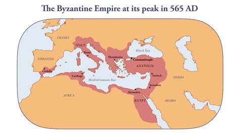 Key principles of MAP Byzantine Empire On A Map